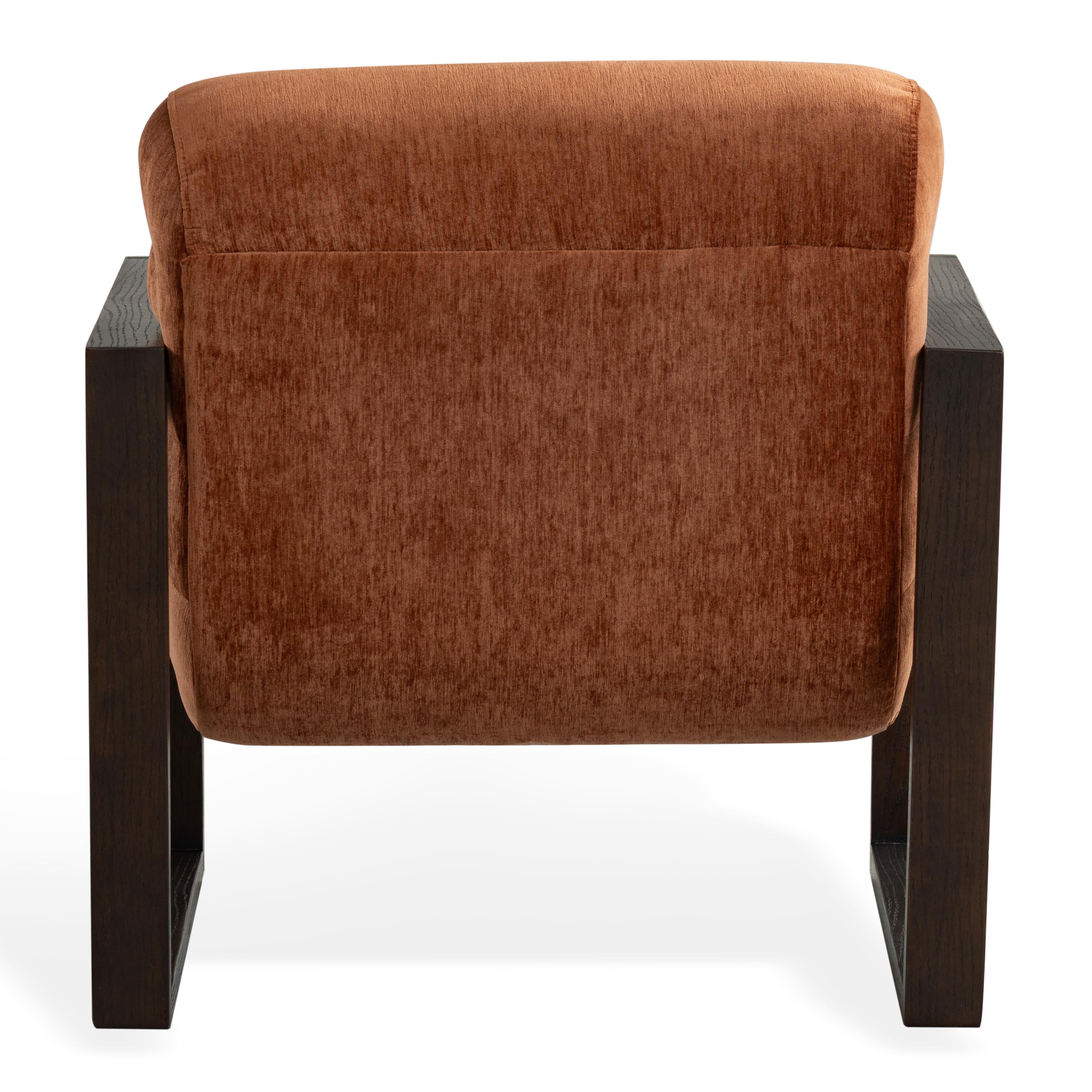 BURNT ORANGE / DARK WALNUT