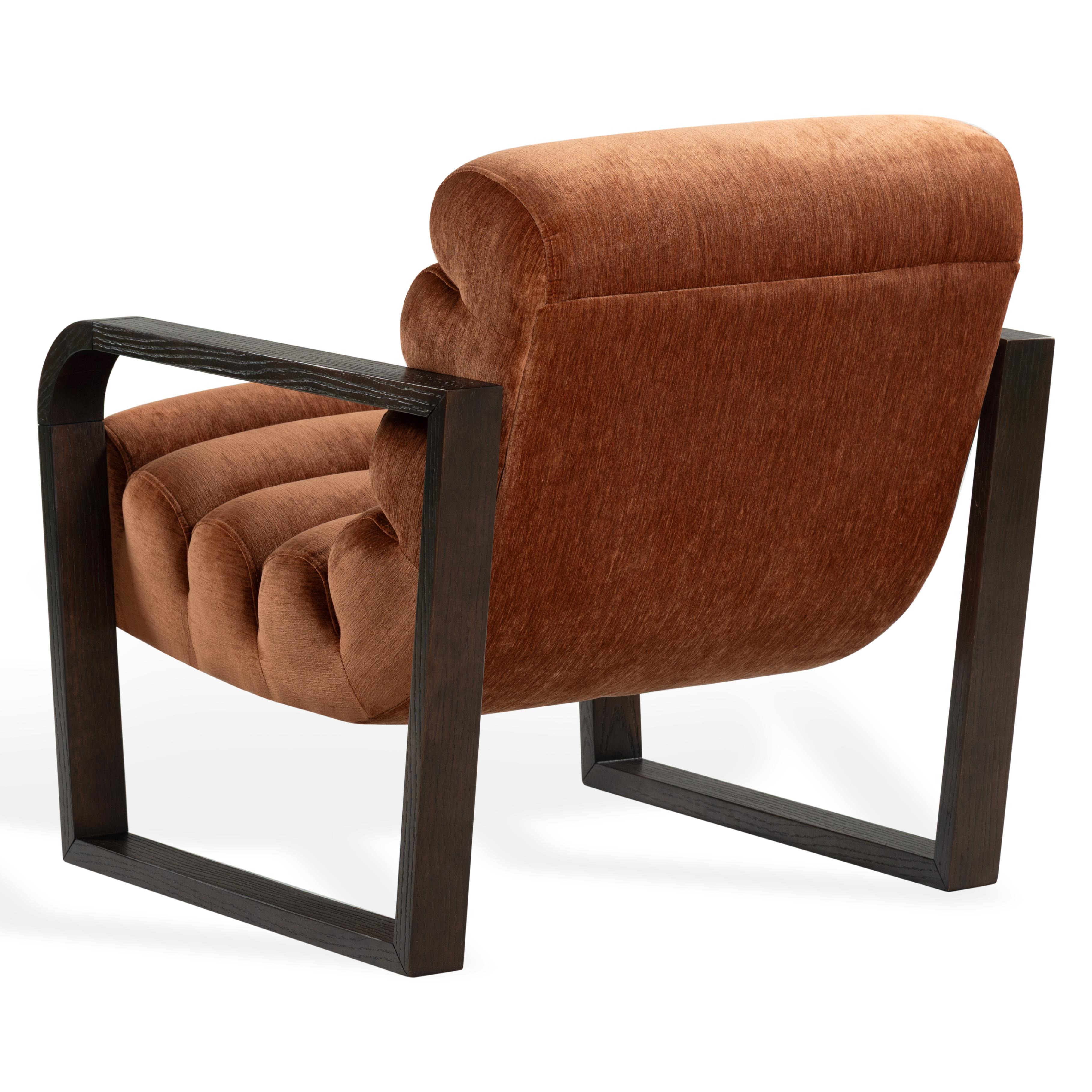 BURNT ORANGE / DARK WALNUT