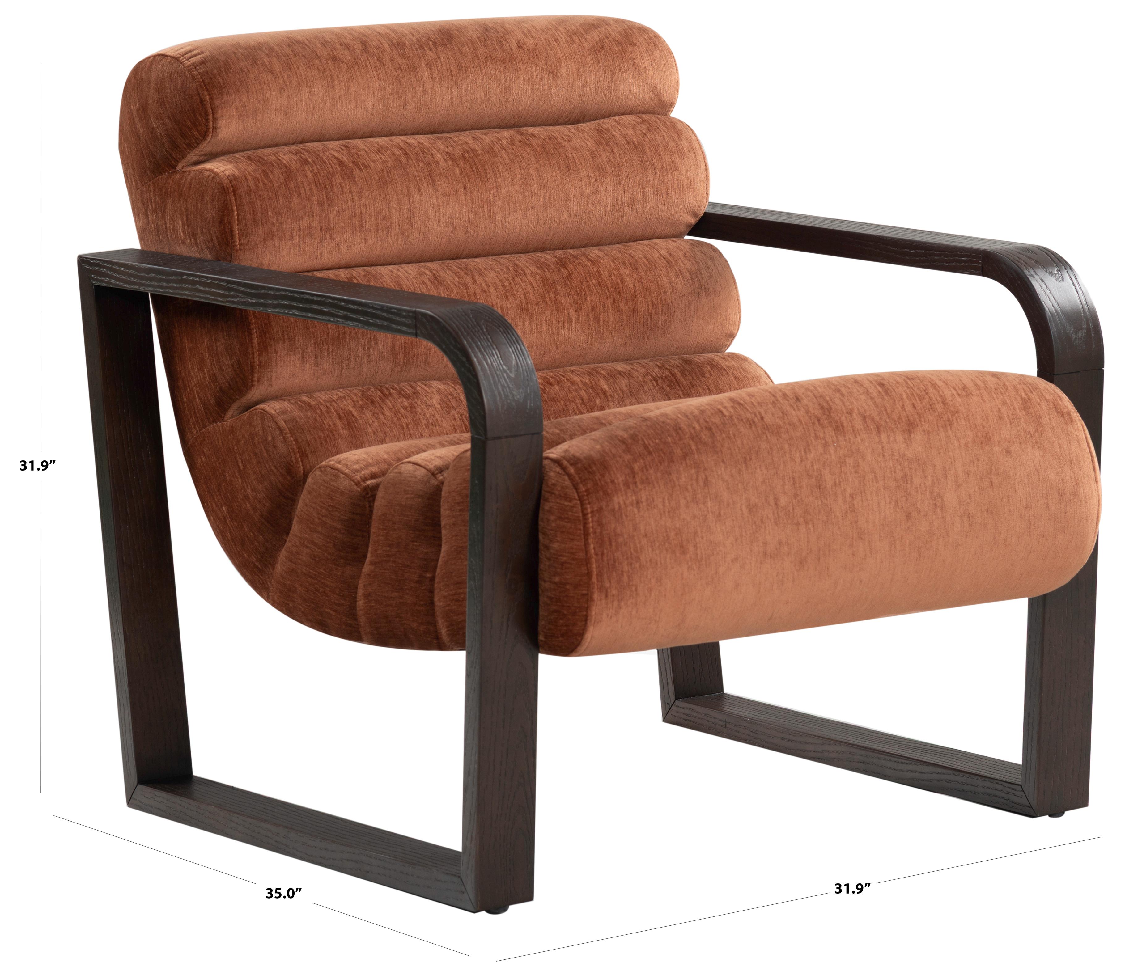 BURNT ORANGE / DARK WALNUT