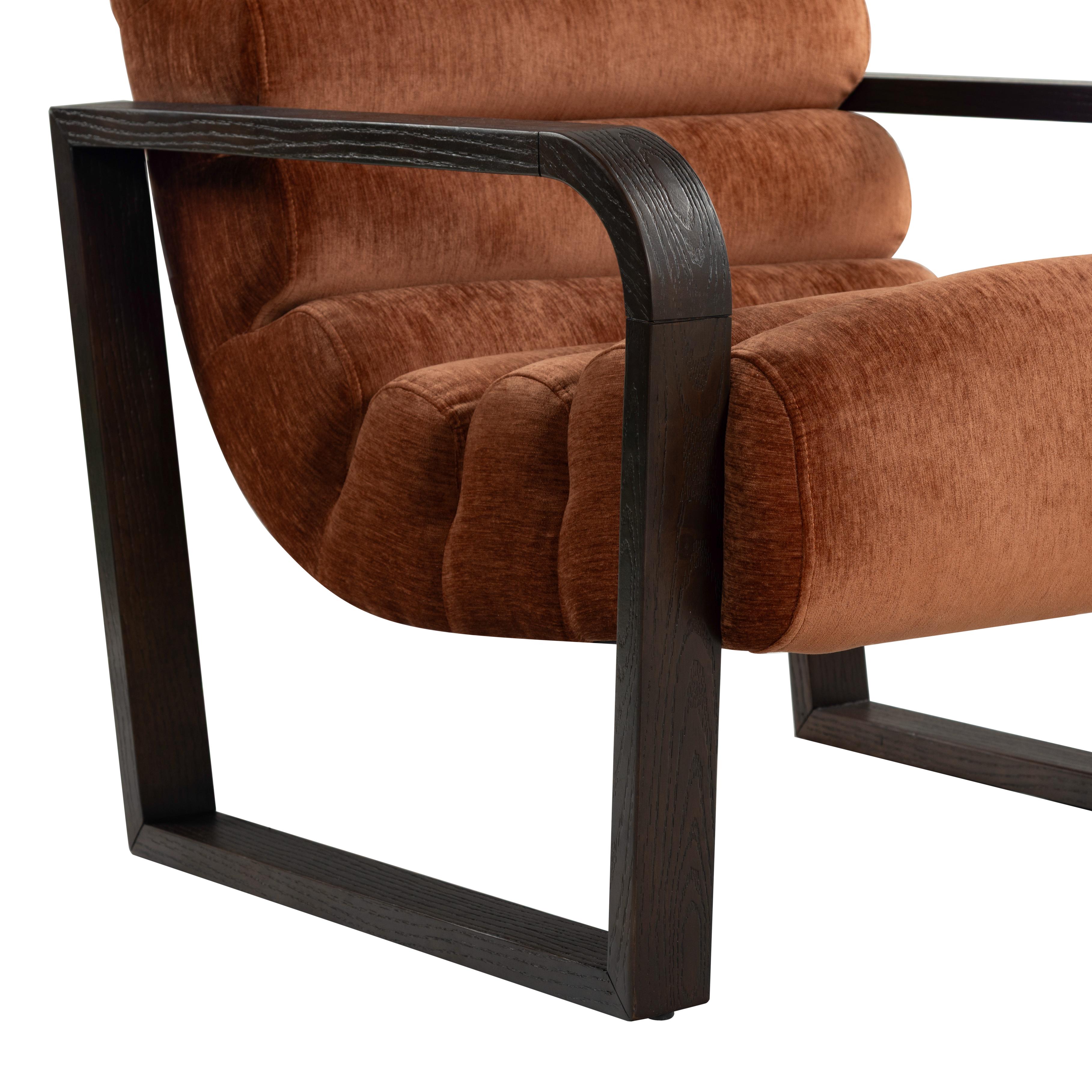 BURNT ORANGE / DARK WALNUT