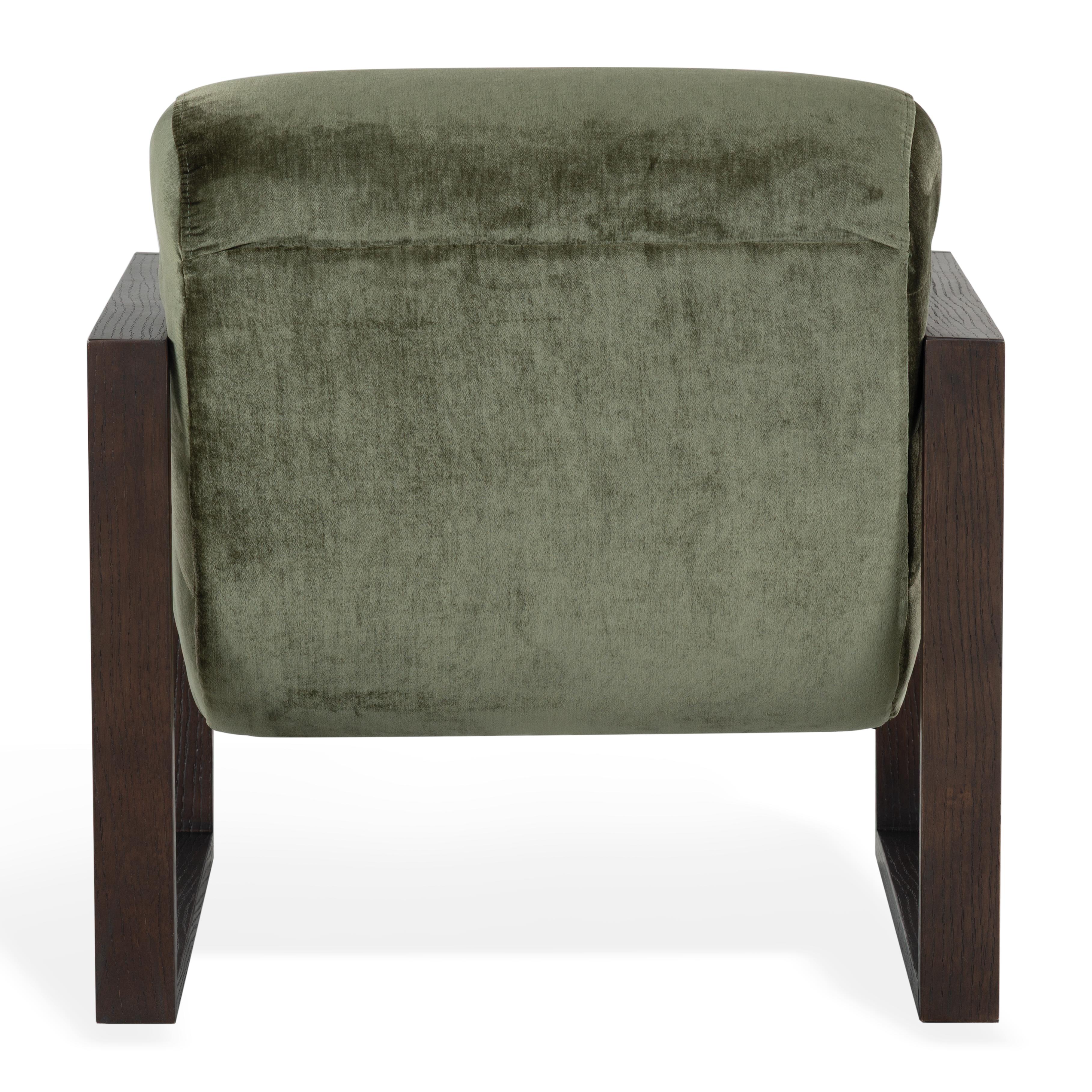 OLIVE GREEN / DARK WALNUT
