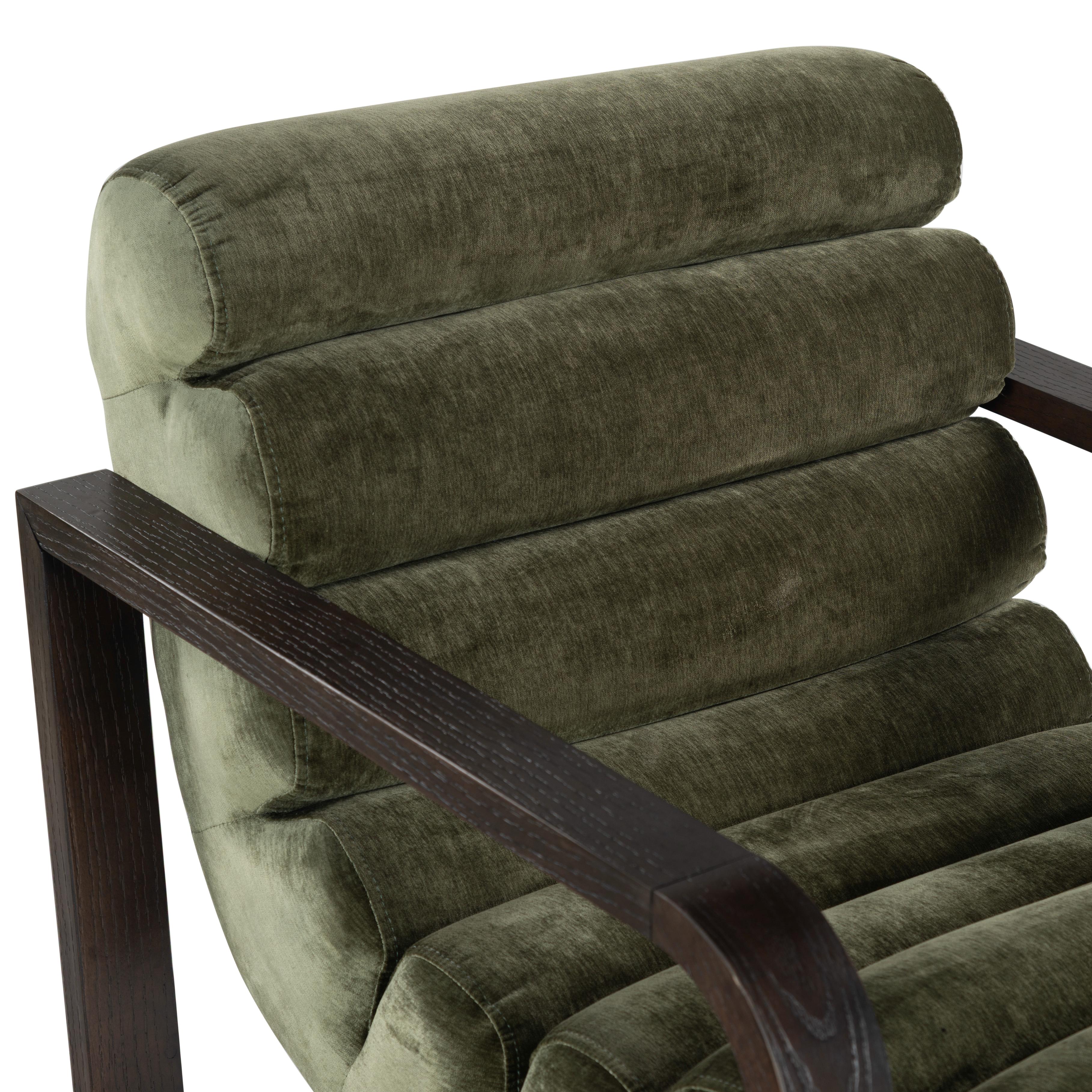 OLIVE GREEN / DARK WALNUT