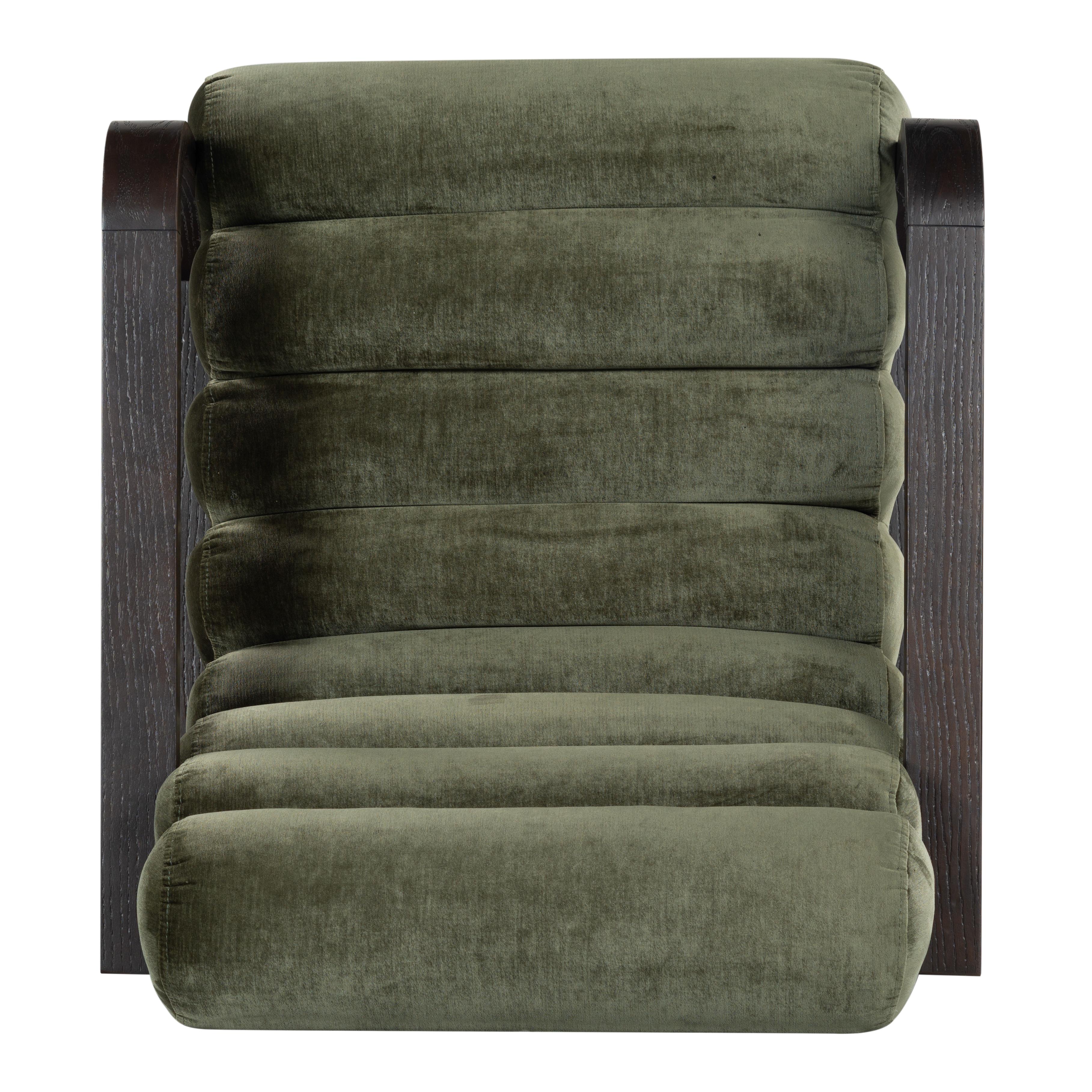 OLIVE GREEN / DARK WALNUT