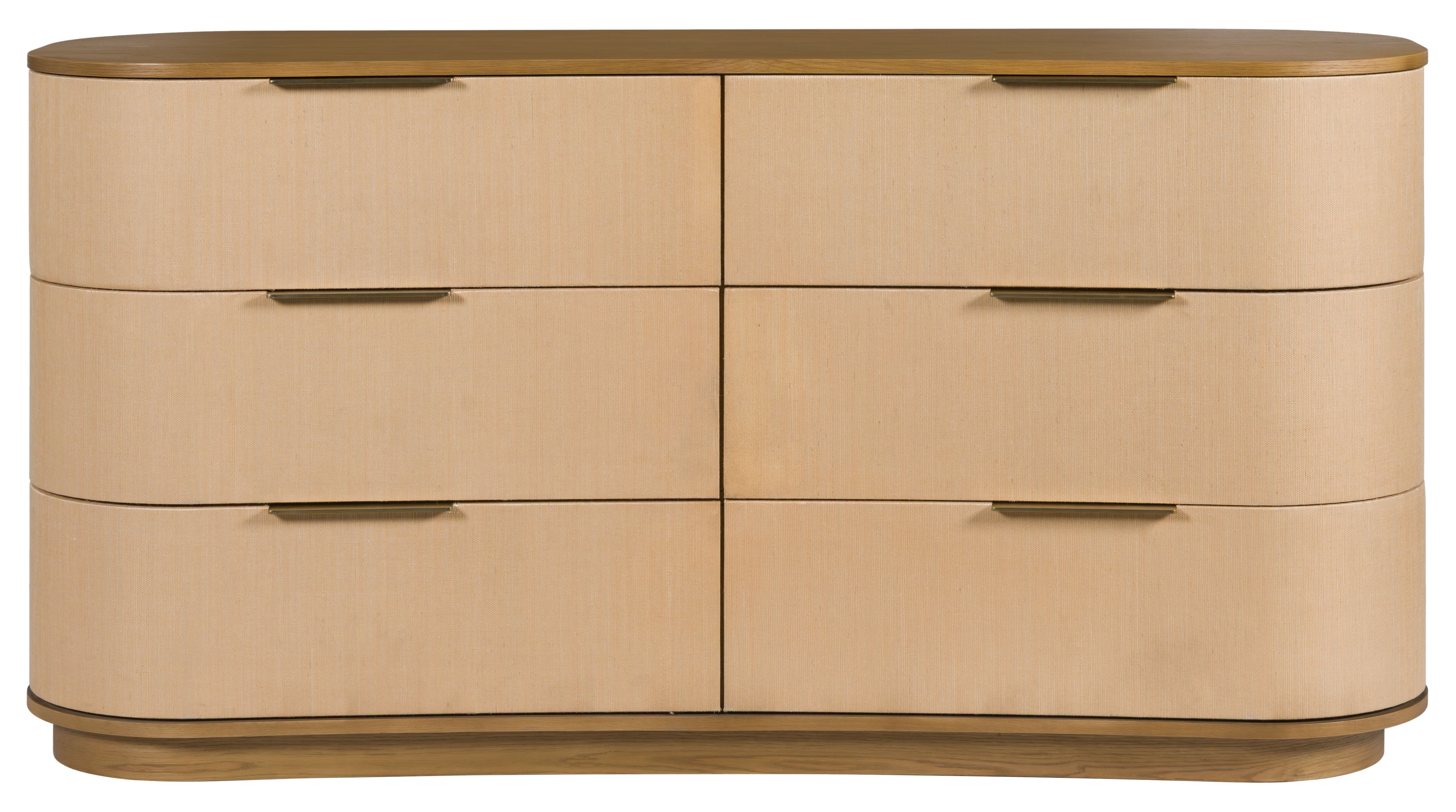 Joanne 6 Drawer Wood Dresser – NATURAL