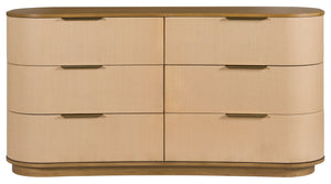 Safavieh Couture Joanne 6 Drawer Wood Dresser, SFV8806