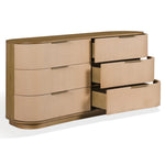 Joanne 6 Drawer Wood Dresser – NATURAL