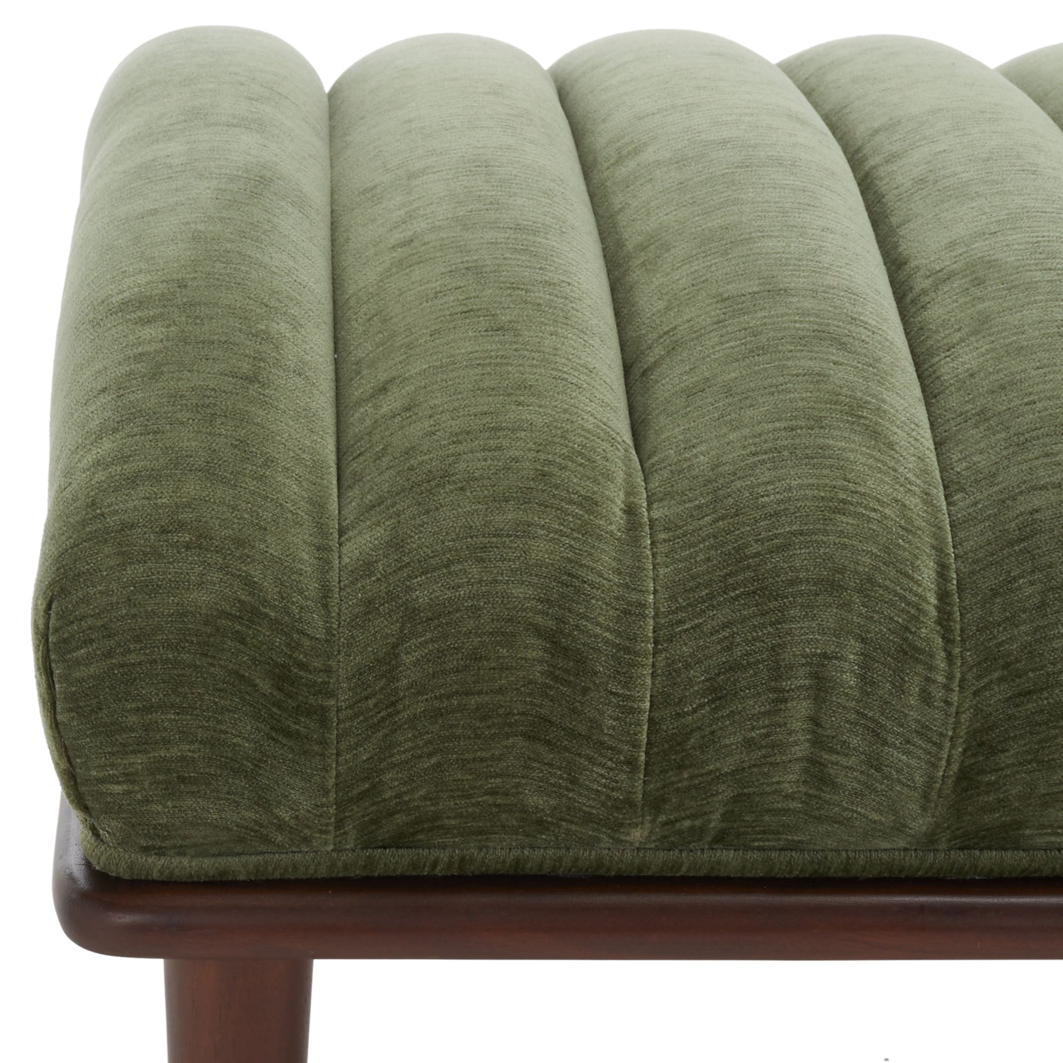 OLIVE GREEN / DARK BROWN