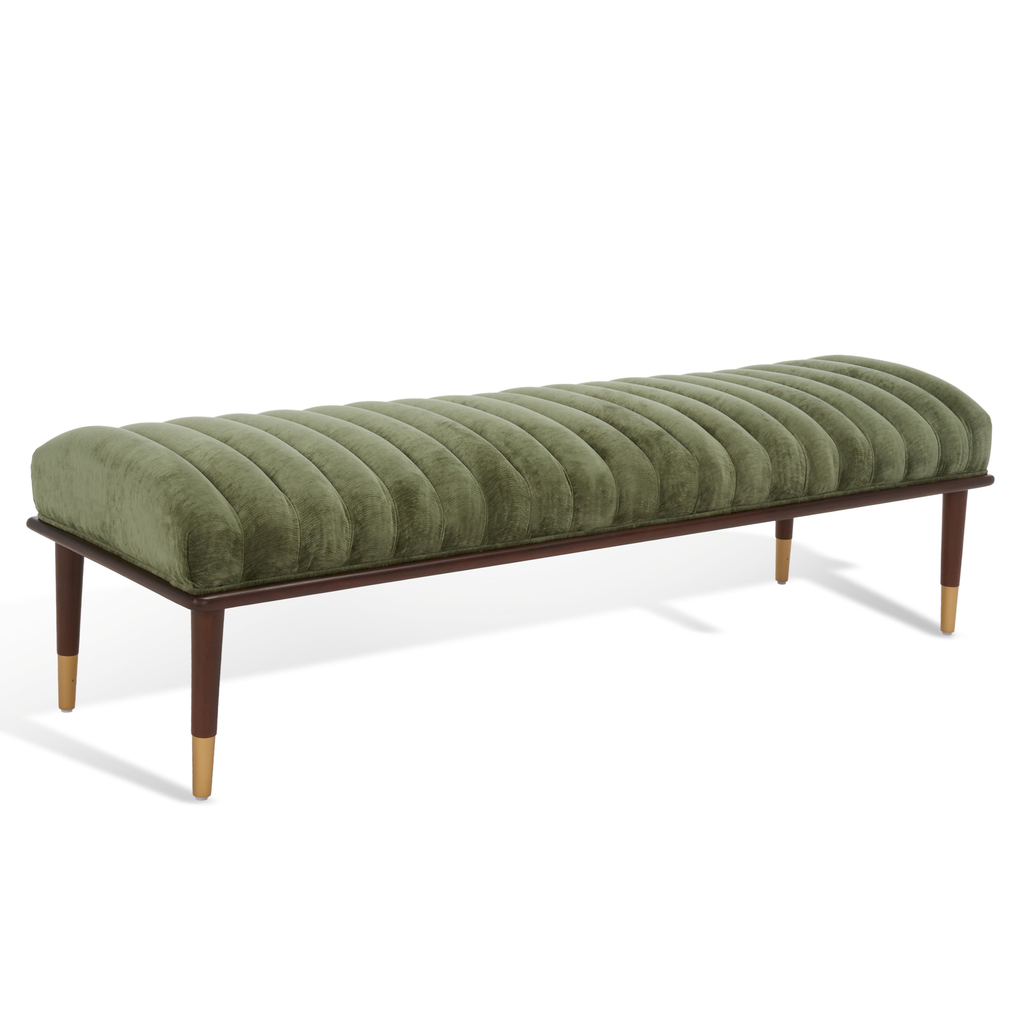 OLIVE GREEN / DARK BROWN