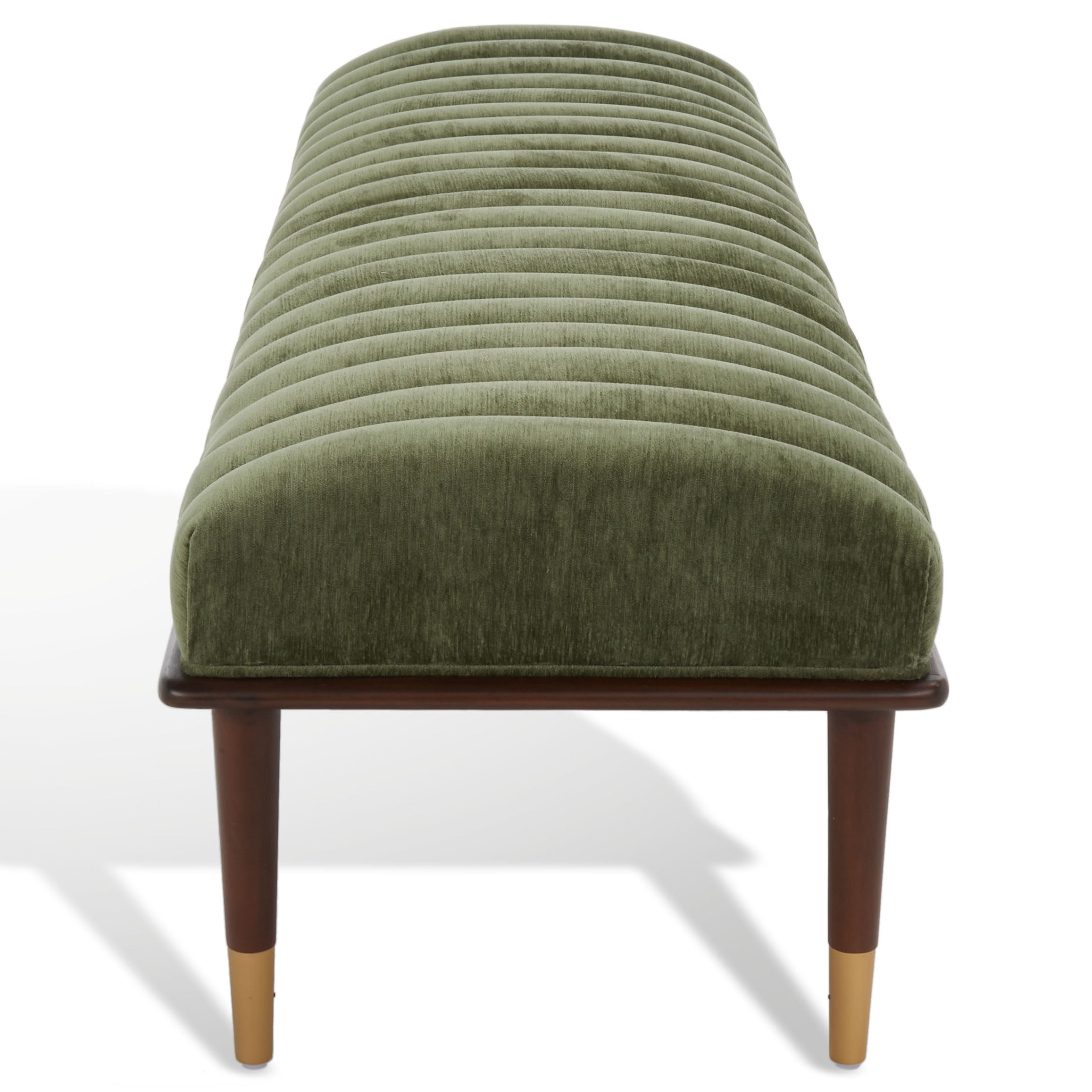 OLIVE GREEN / DARK BROWN