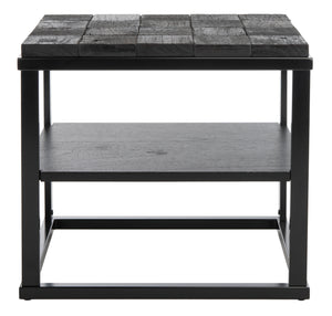 Safavieh Couture Brodie Charred Side Table, SFV9027
