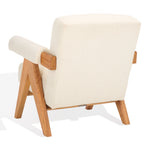 safavieh couture billie boucle accent chair, SFV9100 - Natural