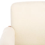 safavieh couture billie boucle accent chair, SFV9100 - Natural