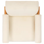 safavieh couture billie boucle accent chair, SFV9100 - Natural