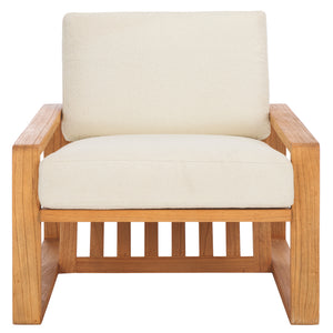 Safavieh Couture Decarlo Wooden Frame Accent Chair, SFV9101