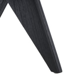 safavieh couture jaqueline boucle and rattan back dining chair, SFV9104 - Beige / Black