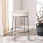 Safavieh Couture Trumen Boucle Counterstool, Sfv9525 - Ivory / Black