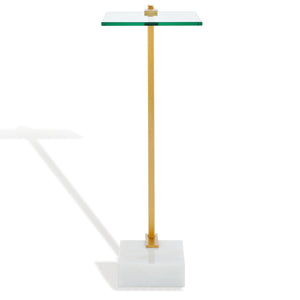 Safavieh Couture Idris Marble Base Drink Table, SFV9532