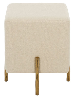 Safavieh Couture Jessa Square Boucle Ottoman, SFV9535