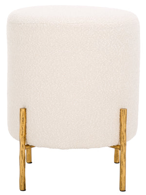 Safavieh Couture Jessa Round Boucle Ottoman, SFV9536