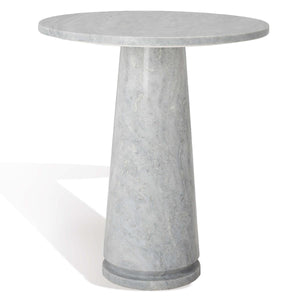 Safavieh Couture Valentia Tall Round Marble Accent Table, SFV9703