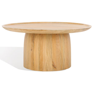Safavieh Couture Hope Round Wood Coffee Table, SFV9706