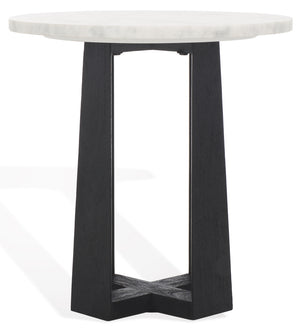 Safavieh Couture Trenton Round Marble Top Accent Table, SFV9717