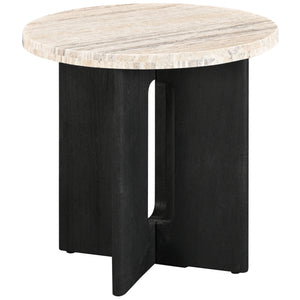 Safavieh Couture Shayna Travertine Accent Table, SFV9722