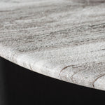 Safavieh Couture Lauresse Round Marble Top Coffee Table, SFV9723 - Black / Grey