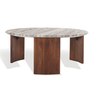 Safavieh Couture Dannica Marble Top Coffee Table, SFV9725