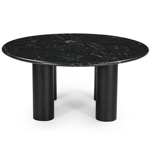 Safavieh Couture Tylee Round Marble Top Coffee Table, SFV9729