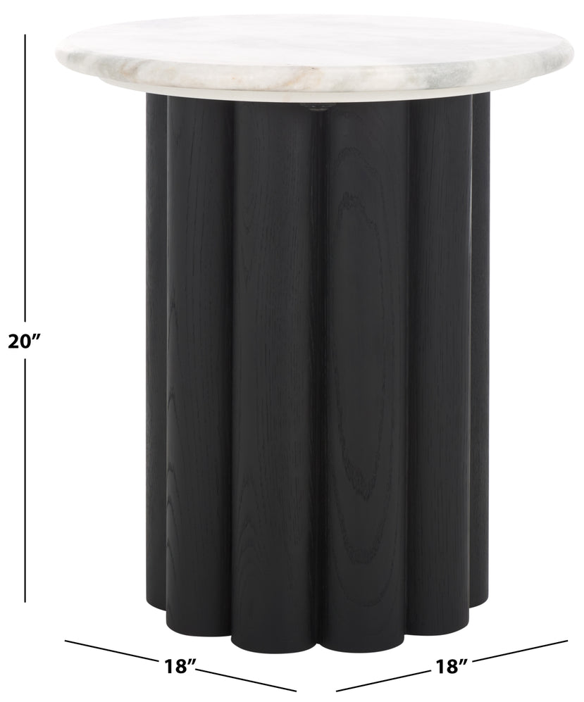 WHITE / BLACK