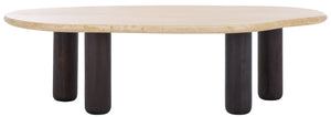 Safavieh Couture Celestyn Travertine Coffee Table, SFV9737