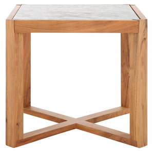 Safavieh Couture Bernardi Marble Top Accent Table, SFV9743