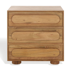 Safavieh Couture Lesliette 3 Drawer Nightstand, SFV9748