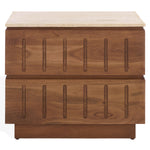 TRAVERTINE / WALNUT