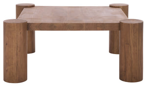 Safavieh Couture Trescott Square Wood Coffee Table, SFV9763