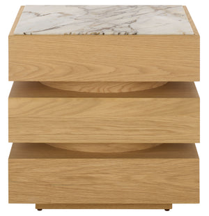 Safavieh Couture Shayrina Marble Accent Table, SFV9765