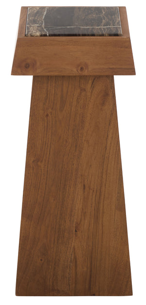 Safavieh Couture Lakaytee Marble Top Drink Table, SFV9768