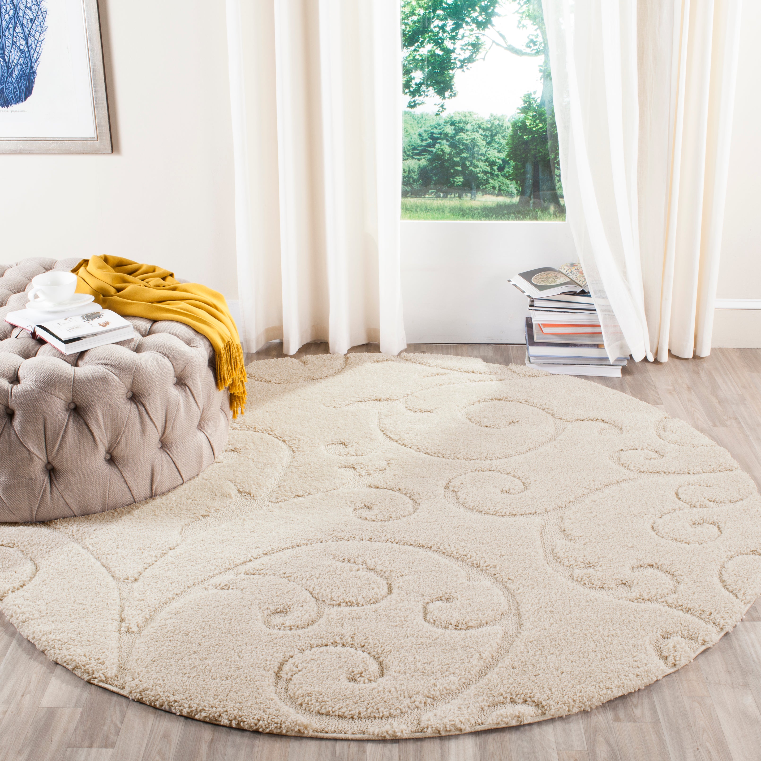 FLORIDA SHAG 455 – CREME / CREME