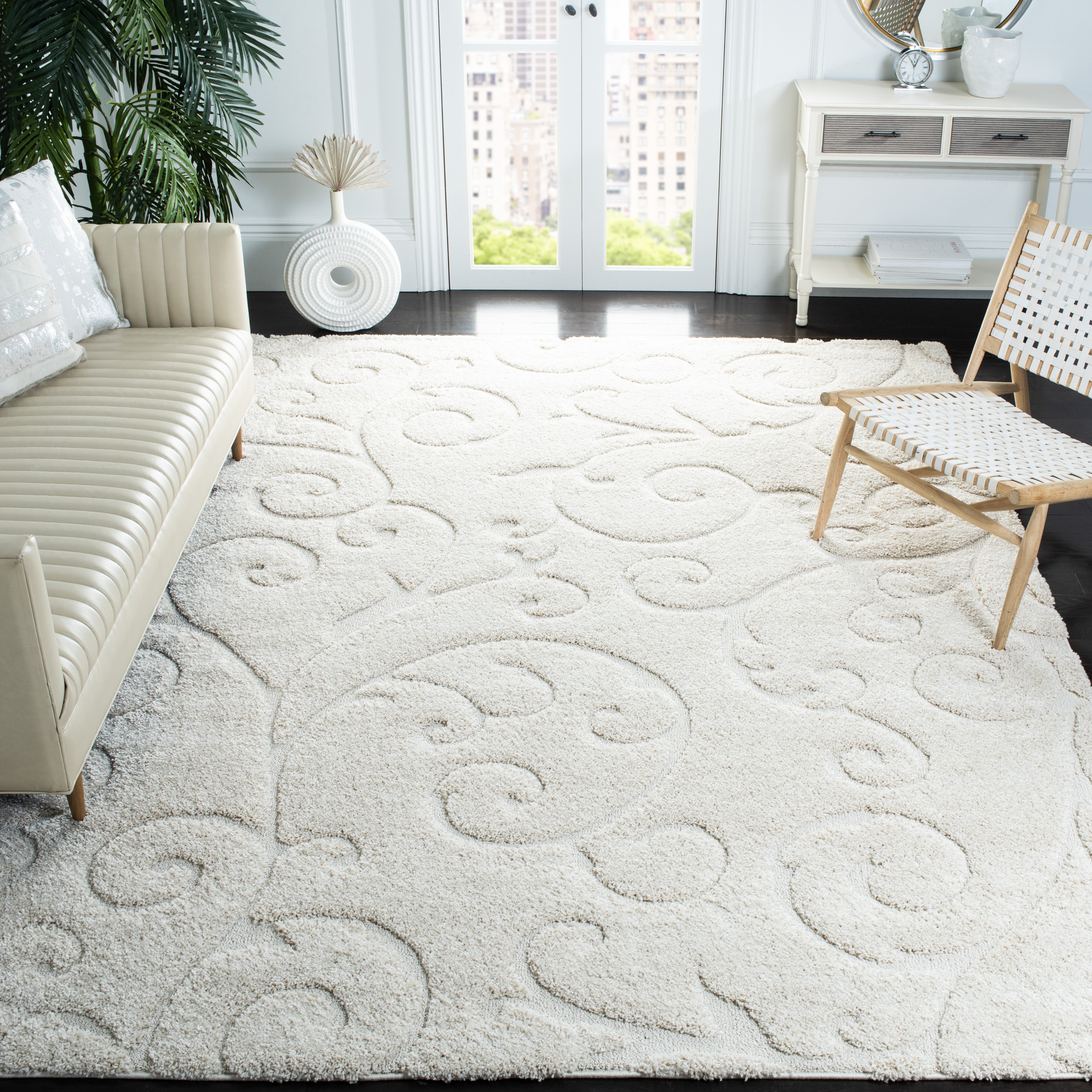 FLORIDA SHAG 455 – CREME / CREME