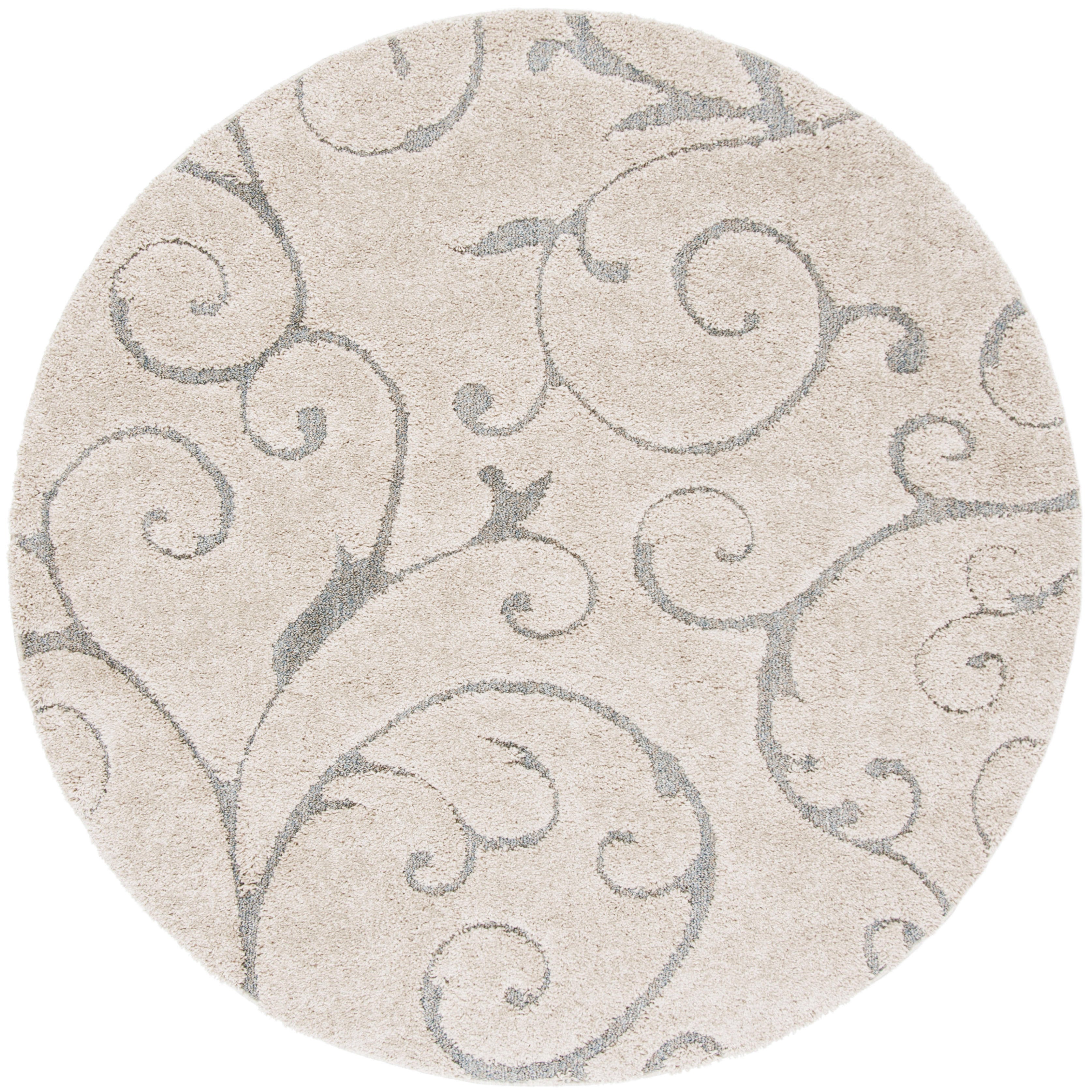 FLORIDA SHAG 455 – BEIGE / BLUE GREY