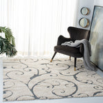 FLORIDA SHAG 455 – BEIGE / BLUE GREY