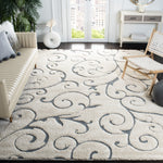 FLORIDA SHAG 455 – BEIGE / BLUE GREY
