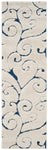FLORIDA SHAG 455 – CREAM / BLUE