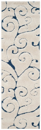FLORIDA SHAG 455 – CREAM / BLUE
