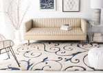 FLORIDA SHAG 455 – CREAM / BLUE