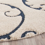 FLORIDA SHAG 455 – CREAM / BLUE