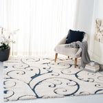 FLORIDA SHAG 455 – CREAM / BLUE