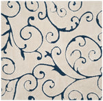 FLORIDA SHAG 455 – CREAM / BLUE