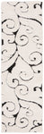 FLORIDA SHAG 455 – IVORY / BLACK